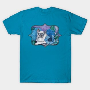 Blue Point Siamese Cat T-Shirt